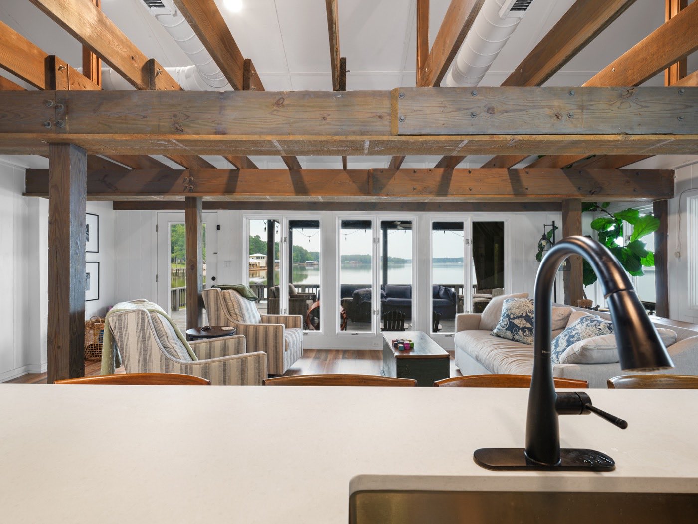 Interior finish work by Q&A Construction